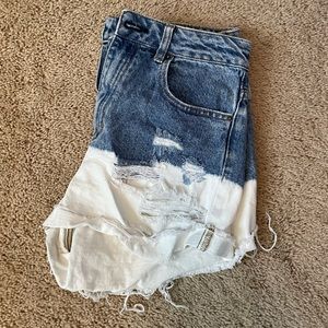 Pacsun denim jean shorts